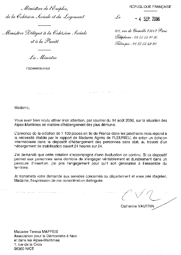 lettre de demande de partenariat pour association